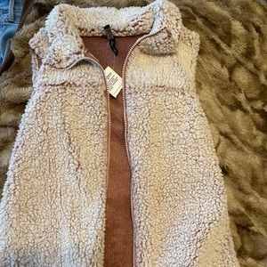 Pink Frosty Fleece Vest